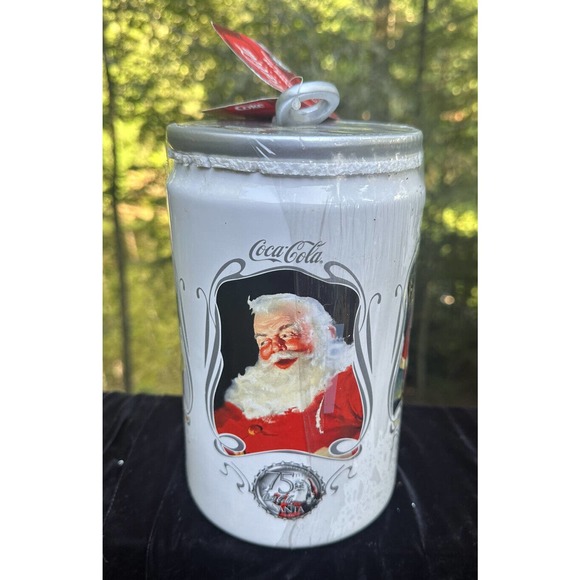 Vintage Houston Harvest 75th Anniversary Coca Cola Santa Cookie Jar New Sealed!! - Picture 4 of 10